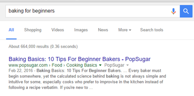 baking for beginners